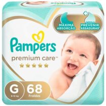 Fralda Pampers Premium Care G 68 Unidades