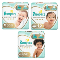 Fralda Pampers Premium Care G/XG/XXG