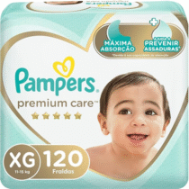 Fralda Pampers Premium Care XG 120 Unidades