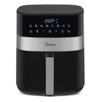 Fritadeira Air Fryer Midea 6L Smart Chef Plus Preta