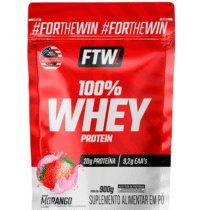 FTW Whey Protein 100% Concentrado Morango 900g