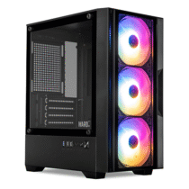 Gabinete Gamer Mancer Ward V3 Lateral De Vidro Com 3 Fans