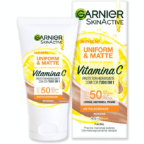 Garnier Protetor Solar Hidratante Efeito Matte FPS50 Uniform & Matte 40g Cor Morena