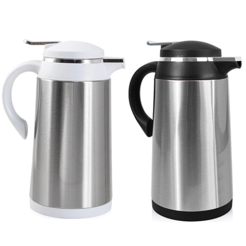 Garrafa Térmica Inox Camélia 1L Branca ou Preto Termopro