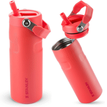 Garrafa Térmica Stanley Aerolight Flip Straw Hot Coral 473ml
