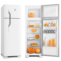 Geladeira Electrolux Cycle Defrost 260L Super Freezer Duplex Branca 127V