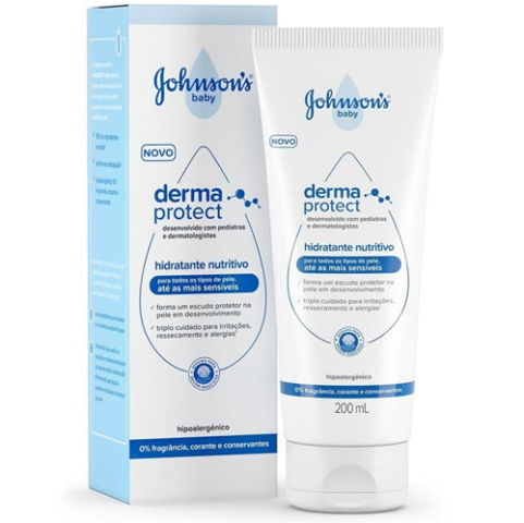Hidratante Nutritivo Derma Protect Johnsons Baby 200ml