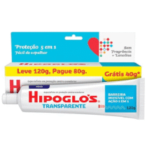 Hipoglós Creme Preventivo de Assaduras Transparente 120g
