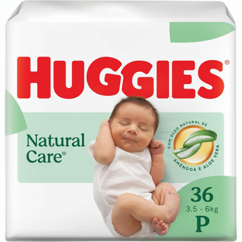 Huggies Fralda Premium Natural Care P 36 Unidades
