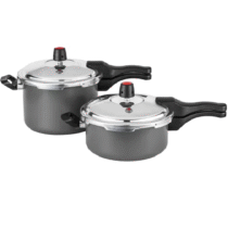 Jogo 2 Panela De Pressao 4,5L + 3L Antiaderente Grafite Cozillar