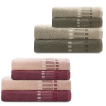Jogo 4 peças Bossa Select 100% Algodão Camesa (2 cores)