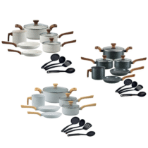 Jogo De Panelas Pratic Cook Indução Mimo Style Cerâmica 10 Peças (3 cores)