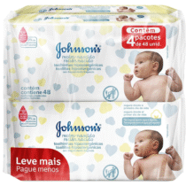 Johnson’s Baby Lenços Umedecidos Recém Nascido 192 Unidades