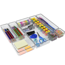 Kit 10 Organizadores Modulares Acrílica Tamanhos Sortidos