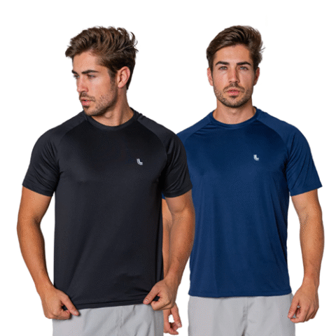 Kit 2 Camisetas Lupo Sport Masculina Fitness Dry Academia