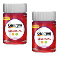 Kit 2 Frascos Multivitamínico Centrum Essencial Adulto 30 Comprimidos cada