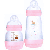 Kit 2 Mamadeiras Easy Start Starter Rosa MAM