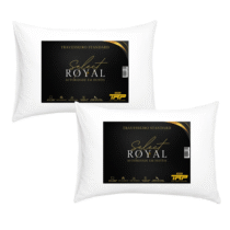 Kit 2 Travesseiros Select Royal Toque De Plumas Linha Hotel