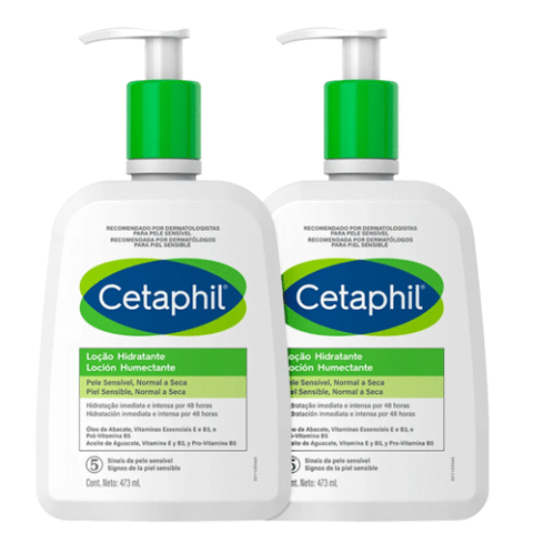Kit 2 Unidades Cetaphil Loção Hidratante Corporal E Facial 473ml cada