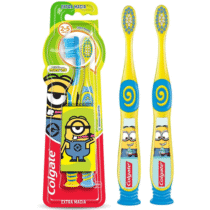Kit 2 Unidades Escova De Dente Infantil Colgate Minions