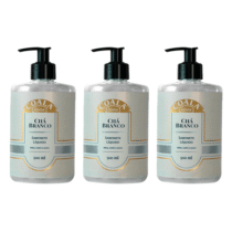 Kit 3 Unidades Sabonete Líquido Chá Branco 500ml