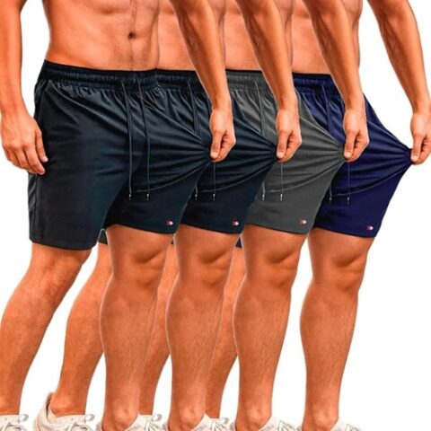 Kit 4 Bermudas Shorts Tactel Sandrini Elastano
