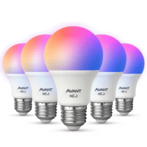 Kit 5 Lampadas Bulbo LED RGB Smart Inteligente Wi-Fi Avant Neo