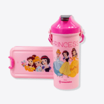 Kit Alimentação Infantil Princesas Disney Marmita 620ml com Talher + Copo 500ml com Canudo – Zona Criativa