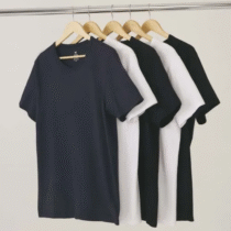 Kit Com 5 Camisetas Masculinas Básicas Hering