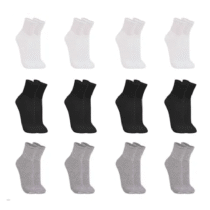 Kit De Meias Trifil 12 Pares Cano Médio Unissex Original