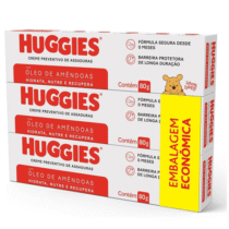 Kit Huggies 3 Unidades Creme de Assaduras 80g