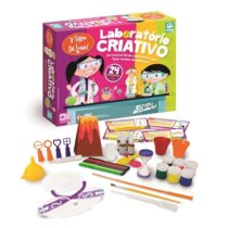 Kit Laboratório Show da Luna Criativo Infantil com 24 Experimentos