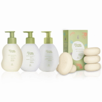 Kit Mamãe e Bebê Shampoo, Condicionador, Sabonete em Barra e Hidratante (4 produtos)