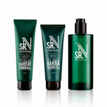 Kit Presente 3 Produtos Sr. N. Creme de Barbear + Gel + Pós Barba