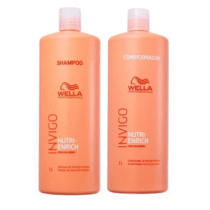 Kit Wella Pro Invigo Enrich Shampoo 1L + Condicionador 1L