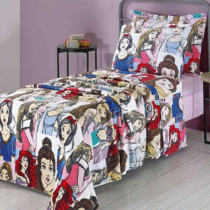 Manta Disney Princesas Teens 1,50m x 2,20m Flanel