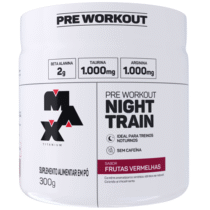 Max Titanium Night Train Frutas Vermelhas 300g