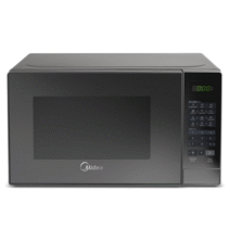 Microondas Midea 20L Prata Porta Espelhada Minuto Fácil