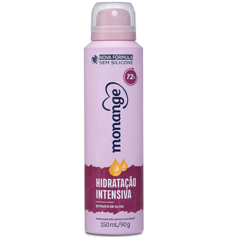 Monange Desodorante Aerossol Hidratação Intensiva 150ml