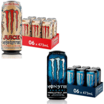 Monster Kit Energético 6 Latas Pacific Punch ou Absolutely Zero 473ml