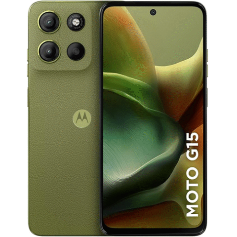 Motorola Moto G15 256GB + 12GB Ram Câmera 50MP Tela 6.7″ Bateria 5200 Mah verde