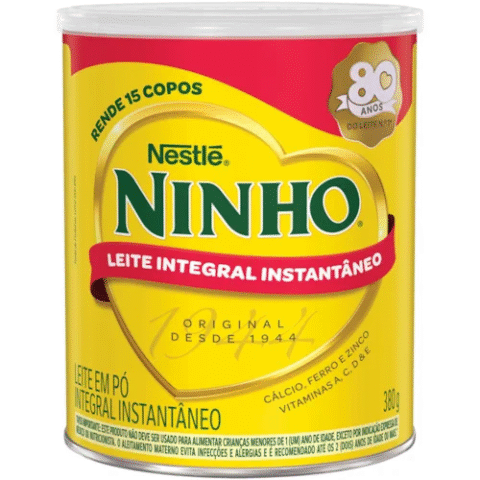 Leite Pó Instantâneo Integral Ninho 380g