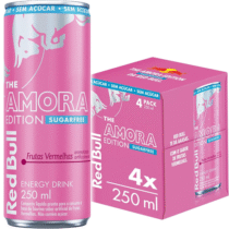 Pack de 4 Latas Red Bull Energético Frutas Vermelhas 250ml