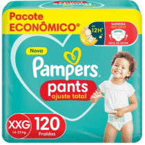 Pampers Ajuste Total Fralda XXG 120 unidades
