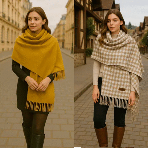 Pashmina Cashmere Xale Echarp Flanelado (12 cores)