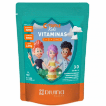 Polivitamínico Infantil contem Vitamina C + D + Zinco 30 gomas