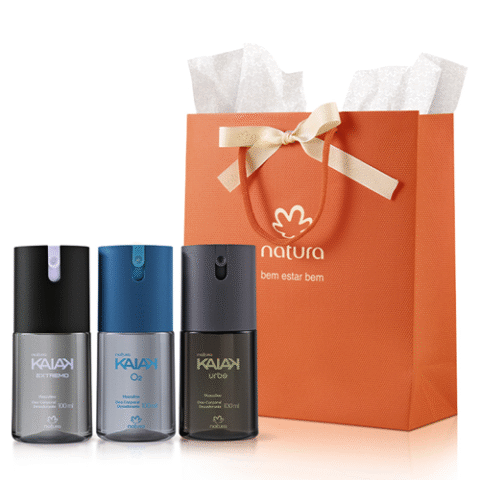 Presente Natura 3 Unidades Kaiak Trio de Desodorantes
