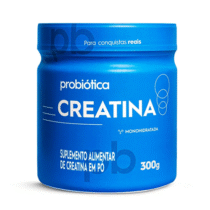 Probiótica Creatina 100% Pura Monohidratada 300g