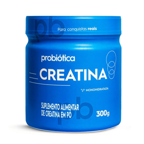 Probiótica Creatina 100% Pura Monohidratada 300g