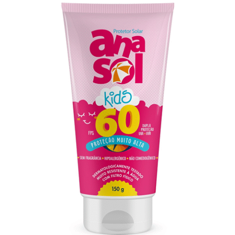 Protetor Solar Anasol Kids FPS60 150g